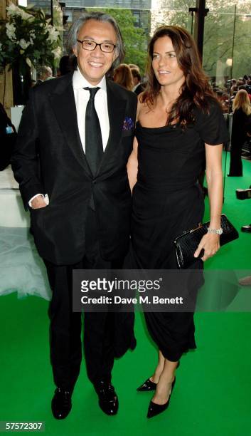 David and Lucy Tang attend the Dream Auction Full Stop party designed to launch NSPCC's There4Me online service, an interactive but confidential...