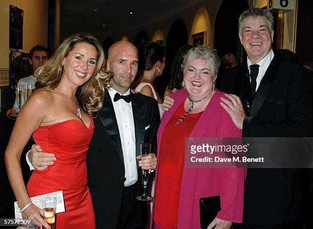 Claire Sweeney, Tony Hibbard with Matthew Kelly and guest attend the Dream Auction Full Stop party designed to launch NSPCC's There4Me online...
