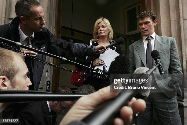 Gary McKinnon leaves Bow Street Magistrates court after failing in his bid to escape extradition on May 10, 2006 in London. The court decided today...