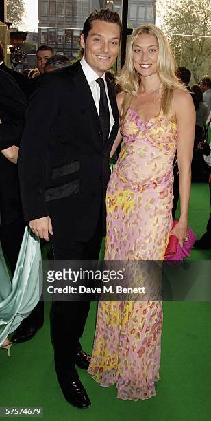 Heidi and Ed Bishop attend the Dream Auction Full Stop party designed to launch NSPCC's There4Me online service, an interactive but confidential...