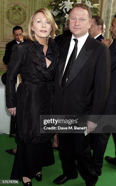 Kirsty Young and Nick Jones attend the Dream Auction Full Stop party designed to launch NSPCC's There4Me online service, an interactive but...