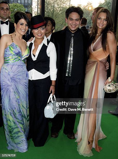 Prince Azim of Brunei with his sister and guests attend the Dream Auction Full Stop party designed to launch NSPCC's There4Me online service, an...