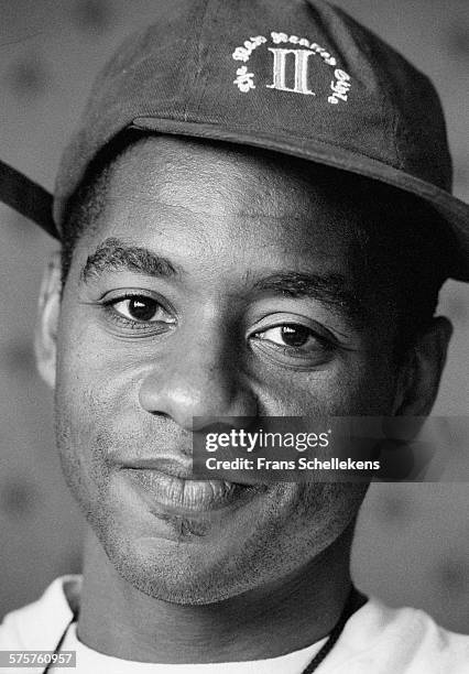 Saxophone player Branford Marsalis poses on July 15th 1995 at the North Sea Jazz Festival in the Hague, Netherlands.