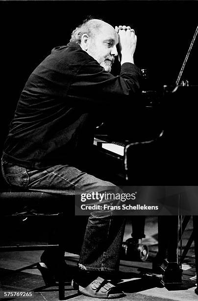 Dutch piano player Misha Mengelberg performs with ICP Orchestra on May 30th 1997 at the BIM huis in Amsterdam, Netherlands.
