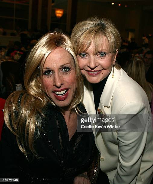 Actresses Alexis Arquette and Florence Henderson attend the AFI Associates luncheon honoring Hollywood's Arquette family with the 6th Annual...