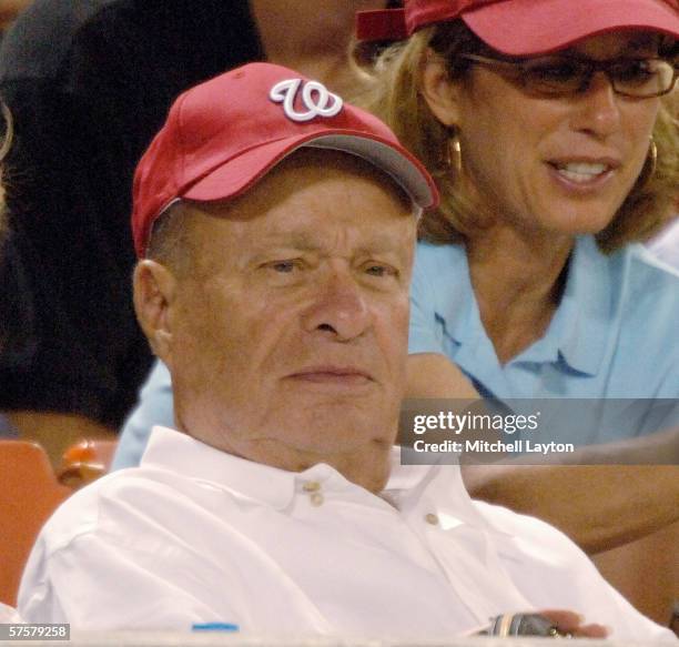 Ted Lerner, new owner of the Washington Nationals, during a baseball game against the Florida Marlins on May 4, 2006 at RFK Stadum in Washington D.C....