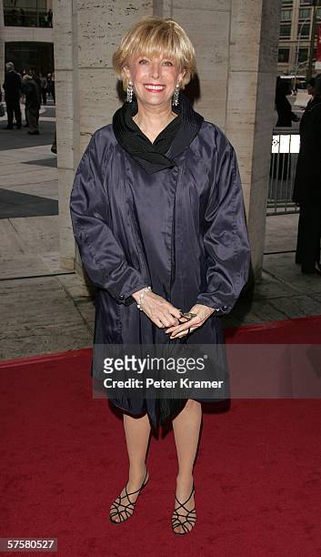 Personality Lesley Stahl attends the New York City Ballet Spring Gala at Lincoln Center on May 10, 2006 in New York City.