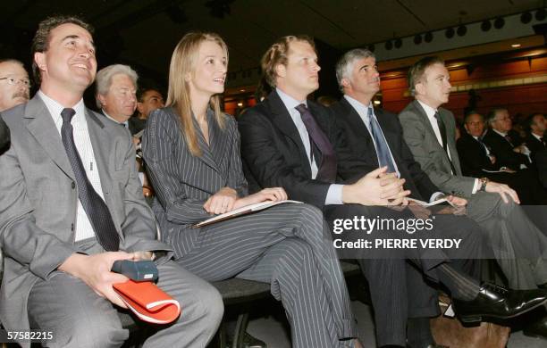French luxury products group LVMH CEO Bernard Arnault is pictured during a general assembly, 11 May 2006 in Paris. Arnault reports LVMH growth...