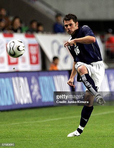 Graeme Murty of Scotland in action during the Kirin Cup Soccer 2006 match between Scotland and Bulgaria at the Kobe Wing Stadium on May 11, 2006 in...