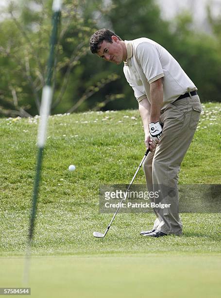 Nigel Howley of Ireland, representing Balbriggan, in action during the Glenmuir, Club Professional Championship, Regional Qualifier at St.Margaret's...