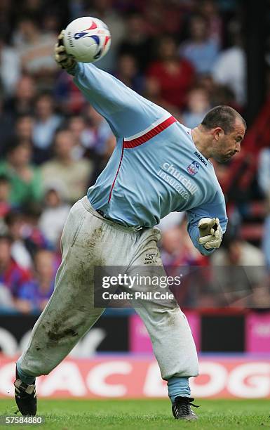 Gabor Kiraly the Crystal Palace goalkeeper in action during the Coca-Cola Championship Play-Off Semi-Final, First Leg match between Crystal Palace...