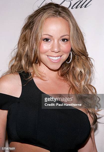 Singer Mariah Carey attends the screening of "Oprah Winfrey's Legends Ball" at JP Morgan Library May 11, 2006 in New York City.