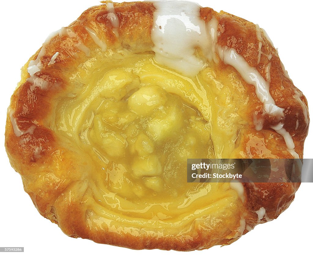 Close-up of a glazed bagel