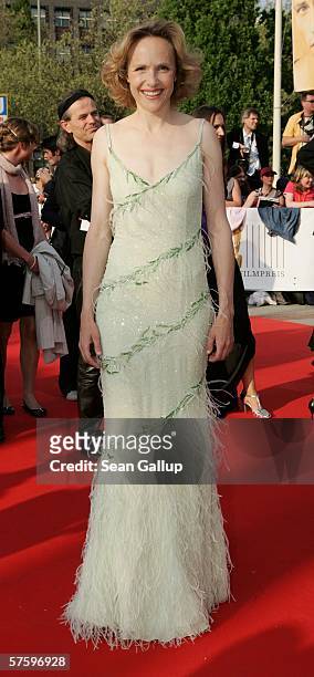 Actress Juliane Koehler arriveS at the German Film Awards at the Palais am Funkturm May 12, 2006 in Berlin, Germany.