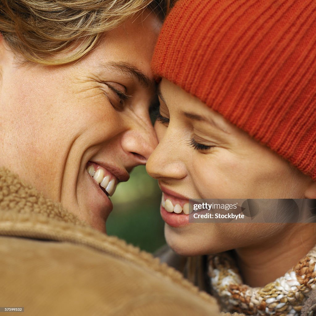 Couple kissing