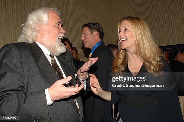 Sony's Jeff Blake and honoree Columbia TriStar Motion Picture Group's President of Marketing Valerie Van Galder attend the 7th Annual Covenant With...