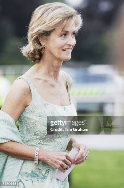 Lady Brabourne arrives for a party/dinner at the Royal Windsor Horse Show on May 12, 2006 in Windsor, England.