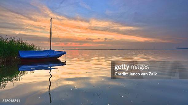 docked sailingvessel - jenco van zalk stock pictures, royalty-free photos & images