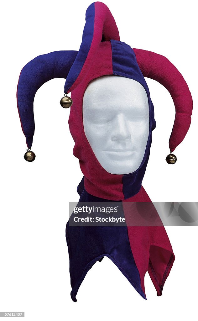 Joker head gear on dummy head