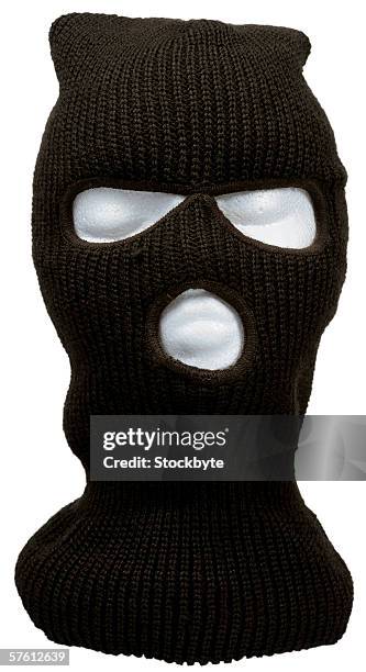 ski mask on dummy head - bivakmuts stockfoto's en -beelden