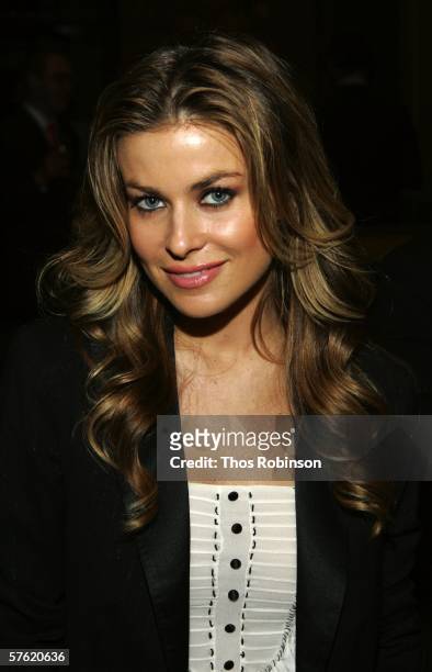 Actress Carmen Electra attends the William Morris Agency Upfront Party at the Four Seasons Restaurant on May 15, 2006 in New York City.