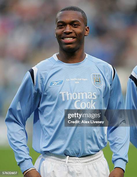 Daniel Sturridge of Manchester City during the FA Youth Cup Final second leg between Manchester City and Liverpool at the City of Manchester Stadium...