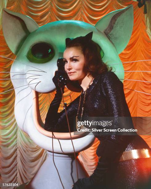 American actress Julie Newmar as Catwoman in the 'Batman' TV series, circa 1966.