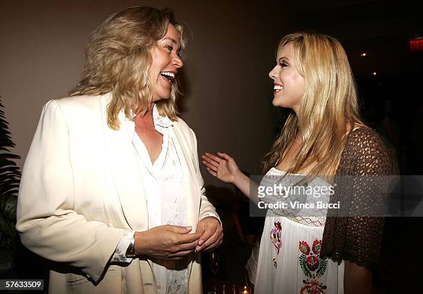: Actress Diane Delano and executive producer Laura Nativo attend the after party for Los Angeles premiere of the comedy film "Surf School" on May...