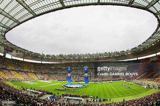 General view of the Stade de France taken before the UEFA Champion's League final football match Barcelona vs. Arsenal, 17 May 2006 at the Stade de...