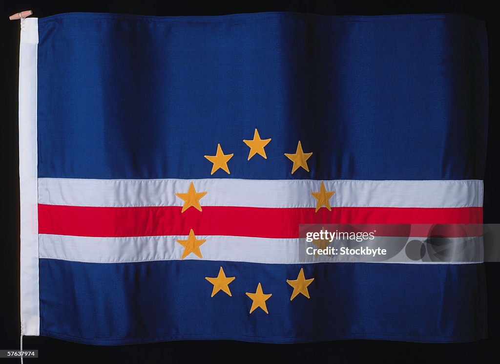 The flag of Cape Verde