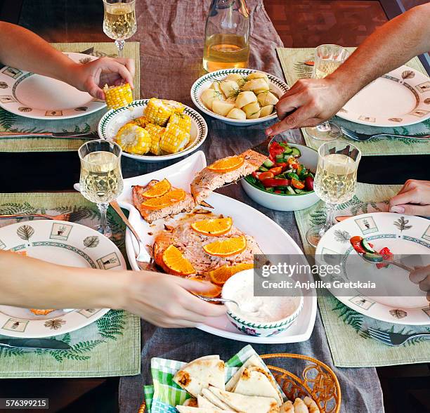 Salmon Family Photos and Premium High Res Pictures - Getty Images