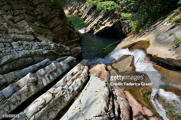 natural park of the breggia gorge - mendrisio stock pictures, royalty-free photos & images