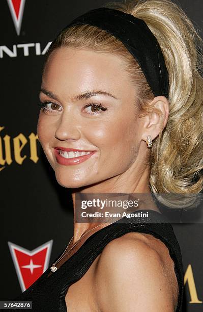 Actress Kelly Carlson attends Maxim Magazine's 7th Annual Hot 100 party at Buddha Bar May 17, 2006 in New York City.