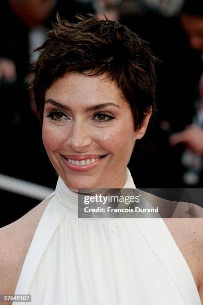 Journalist Daphne Roulier attends the 'The Wind That Shakes The Barley' premiere at the Palais during the 59th International Cannes Film Festival May...