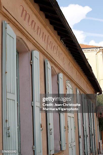 The exterior of the carpet factory of Cogolin is photographed for Le Figaro Magazine on April 2, 2012 in Cogolin, France. CREDIT MUST READ:...