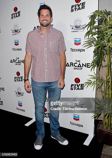 Matt Leinart attends the Matt Leinart Foundation's 10th annual Celebrity Bowl for Charity Event at Lucky Strike Lanes on July 14, 2016 in Hollywood,...