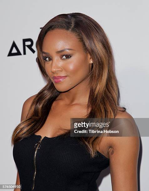 Meagan Tandy attends the Matt Leinart Foundation's 10th annual Celebrity Bowl for Charity Event at Lucky Strike Lanes on July 14, 2016 in Hollywood,...