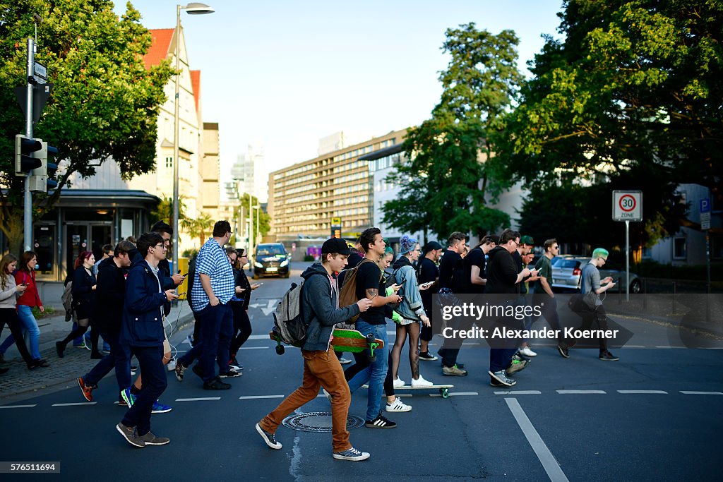 Pokemon GO Enthusiasts Play In Hanover