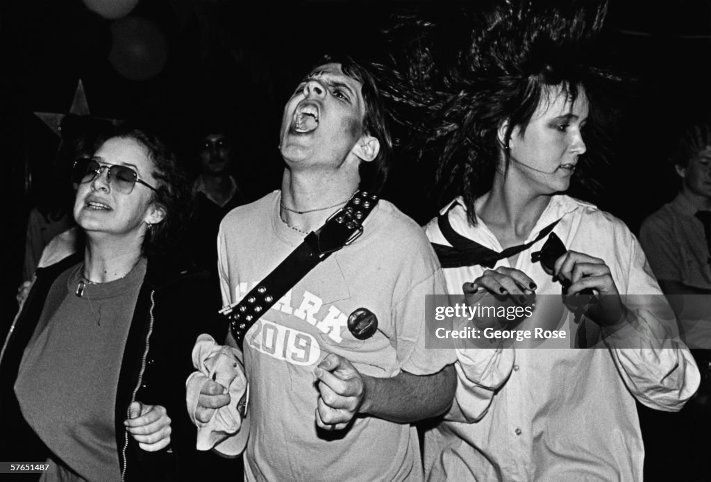 Punk Fans Punk fans dance to the music during a 1979 Black Flag concert at the ...