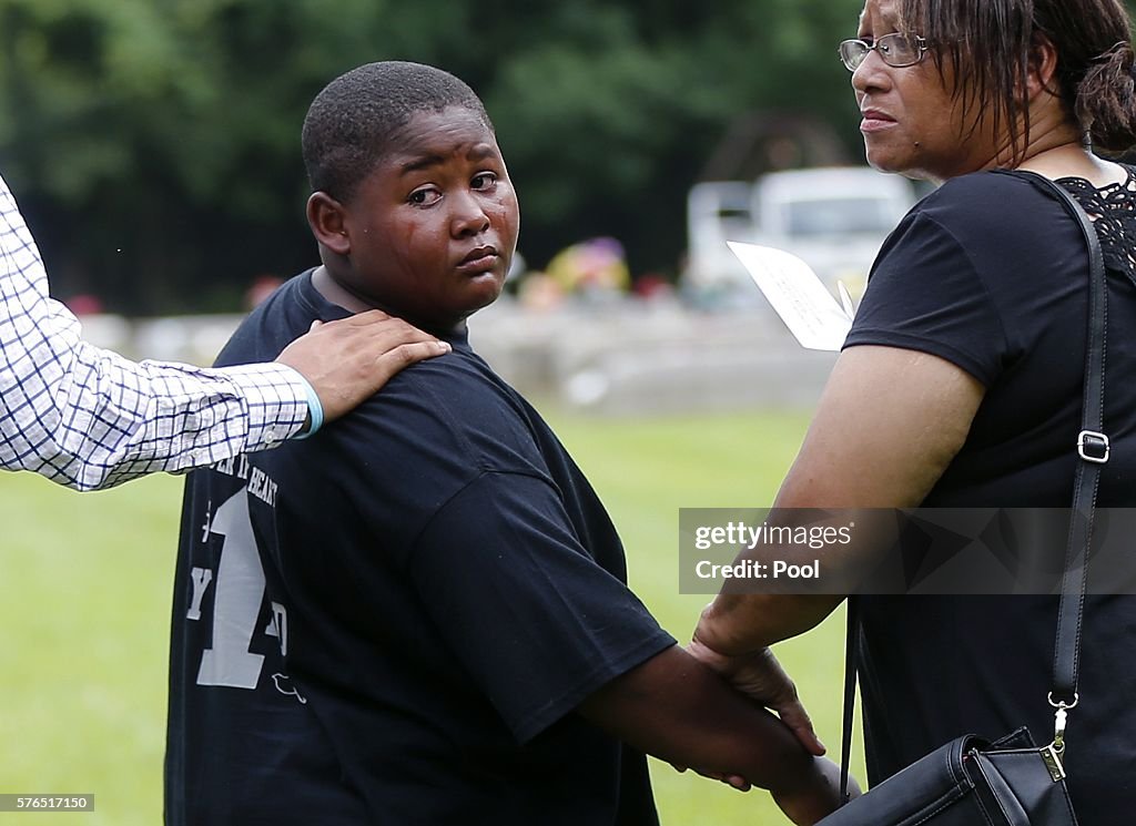 Funeral Held For Baton Rouge Police Shooting Victim Alton Sterling