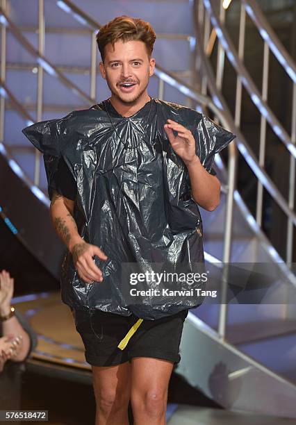 Ryan Ruckledge is evicted from the Big Brother House at Elstree Studios on July 15, 2016 in Borehamwood, England.