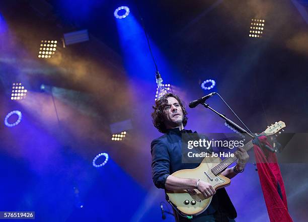 Jack Savoretti performs on stage at Somerset House on July 15, 2016 in London, England.