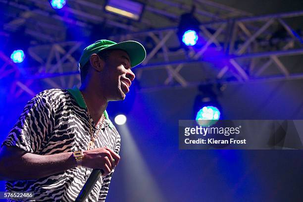 Tyler, The Creator performs at Longitude Festival at Marlay Park on July 15, 2016 in Dublin, Ireland.
