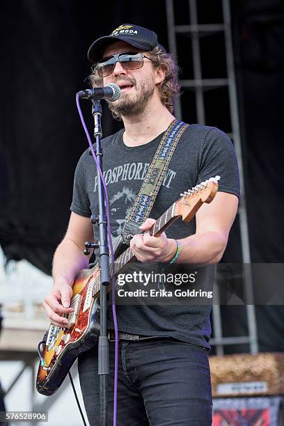 Matthew Houck of Phosphorescent performs at Waterfront Park on July 15, 2016 in Louisville, Kentucky.