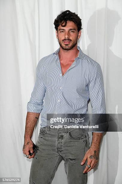 Michele Morrone attends the 2016 Ischia Global Film & Music Fest on July 15, 2016 in Ischia, Italy.