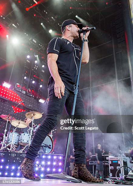 Sam Hunt performs during Faster Horses Festival at Michigan International Speedway on July 15, 2016 in Brooklyn, Michigan.