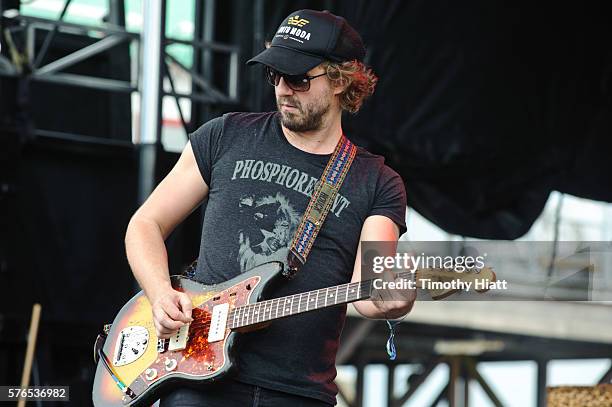 Matthew Houck of Phosphorescent performs at Waterfront Park on July 15, 2016 in Louisville, Kentucky.