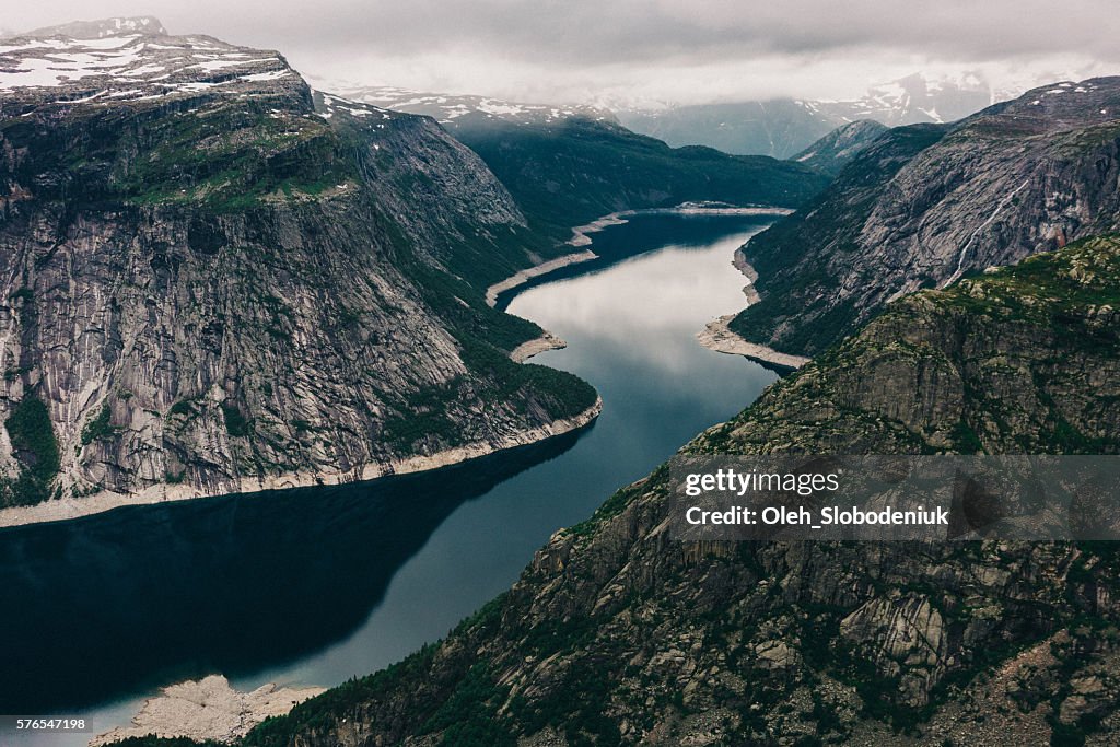 View from Trolltunga