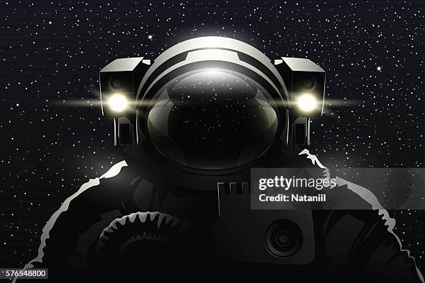 astronaut  - space helmet stock-grafiken, -clipart, -cartoons und -symbole