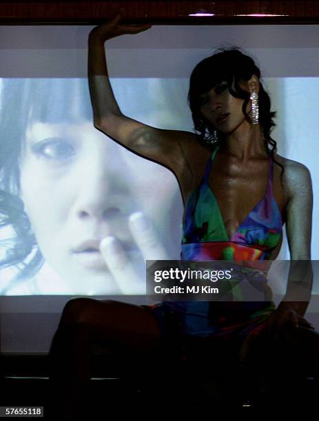 Actress Bai Ling poses for a portrait session aboard the MV Aquarius S, moored at the Old Port of Cannes, during the 59th International Cannes Film...